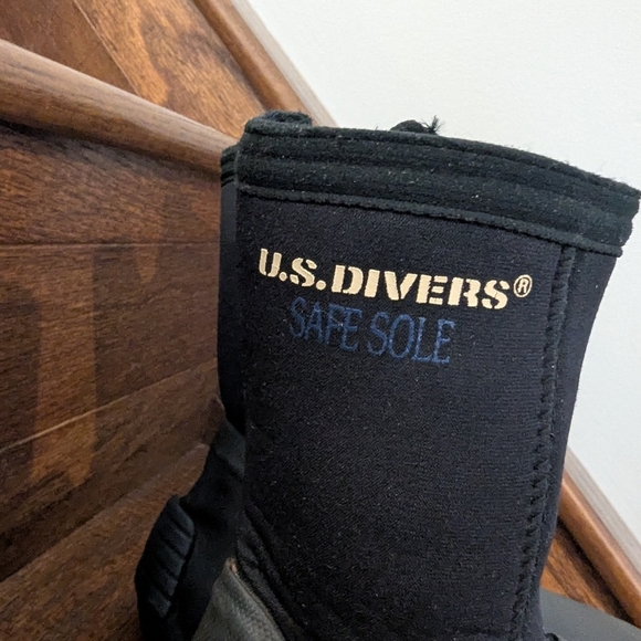 U.S. Divers Snorkeling Boots, Scuba Diving Neoprene 6.5 mm booties Small Size 7 - Picture 8 of 10